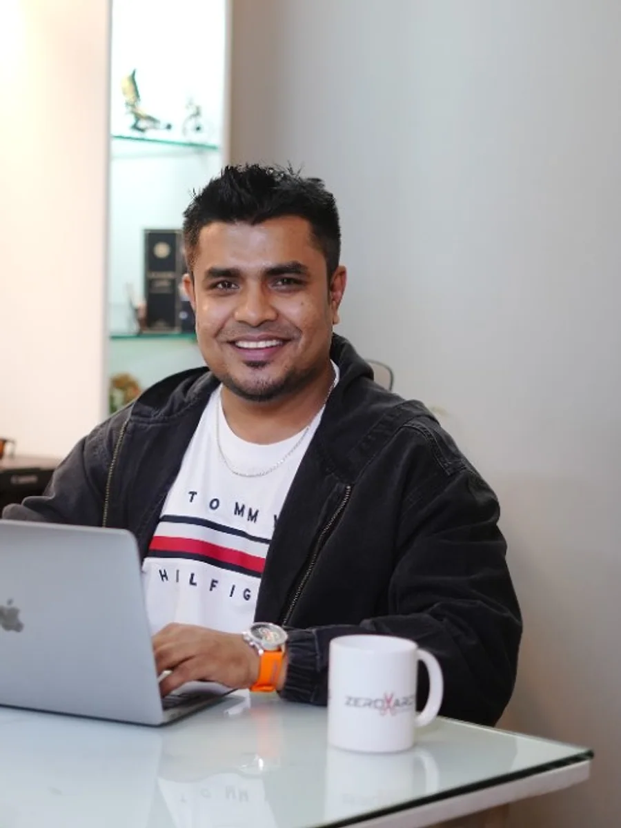 Shahriar Hassan, Head of Business Development at Zero Yards International, at the Dhaka desk