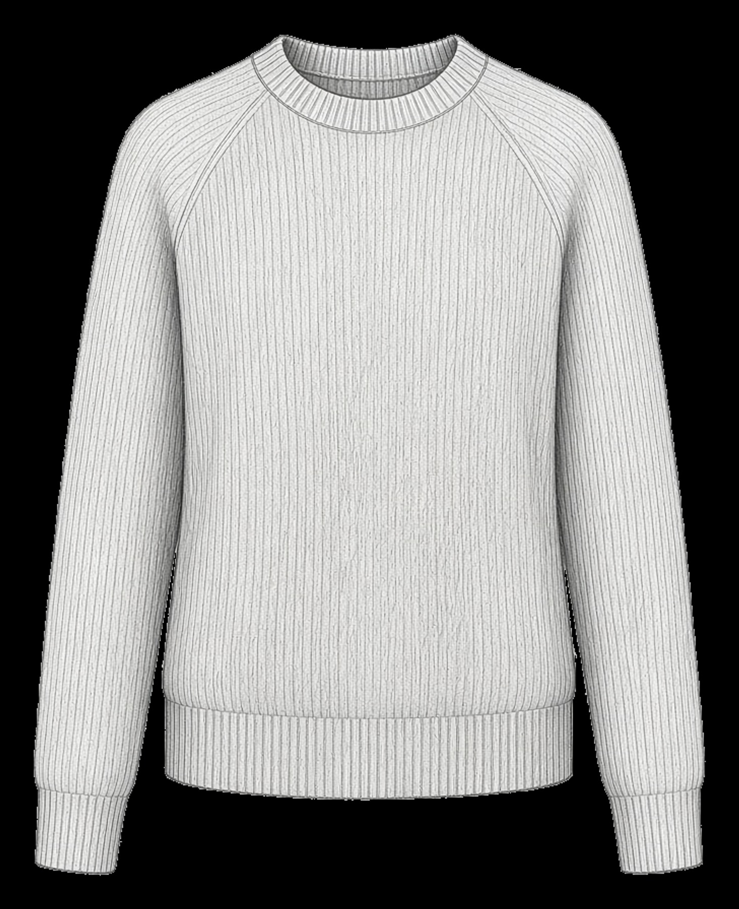 Paper sketch of the Knitwear & Sweaters development range