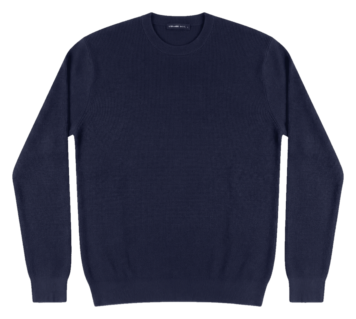 Navy crewneck sweater