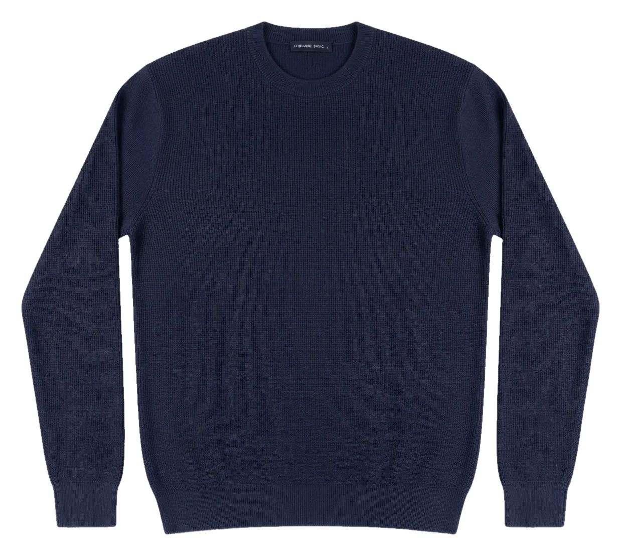 Navy crewneck sweater